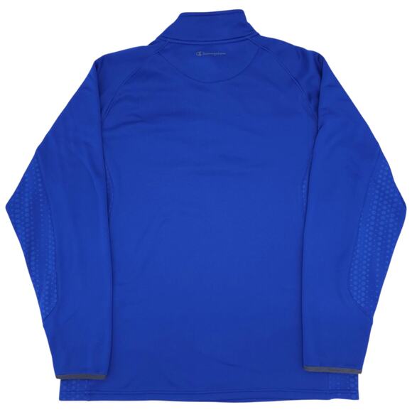 Champion Pullover Mens XL Blue 1/4 Zip Fleece Cold Weather Gear Duofold Tech - Picture 8 of 12